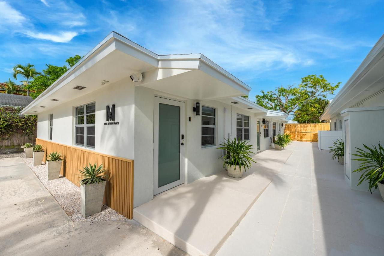 M Lake Worth Beach - Modern Villas Near West Palm Beach, Chic Retro Vibes, King Bed, Cozy Backyard, Bbq, Workspace, High-Speed Internet, Free Parking, 5 Minutes To Downtown & Beach Exterior foto