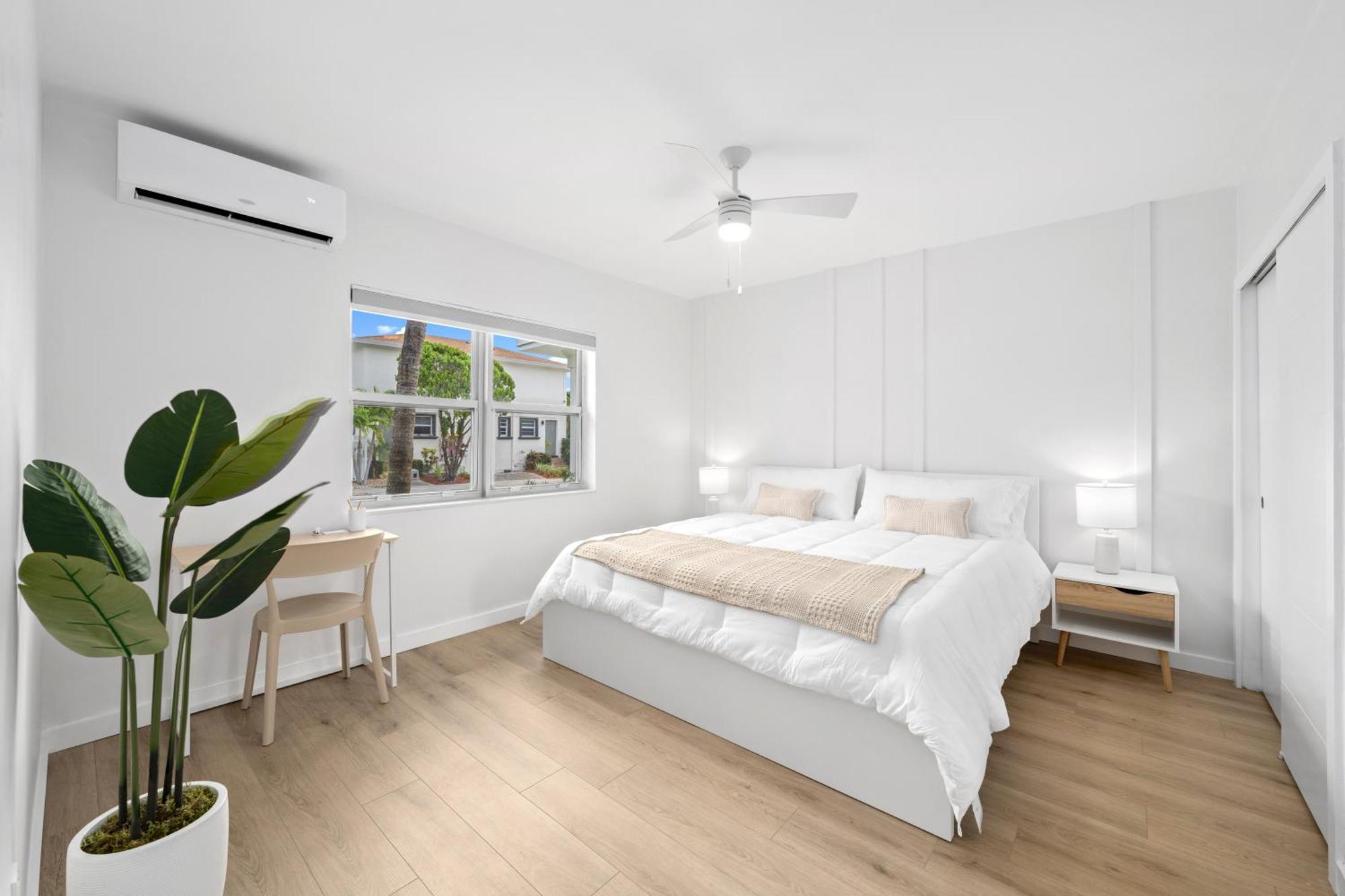 M Lake Worth Beach - Modern Villas Near West Palm Beach, Chic Retro Vibes, King Bed, Cozy Backyard, Bbq, Workspace, High-Speed Internet, Free Parking, 5 Minutes To Downtown & Beach Exterior foto