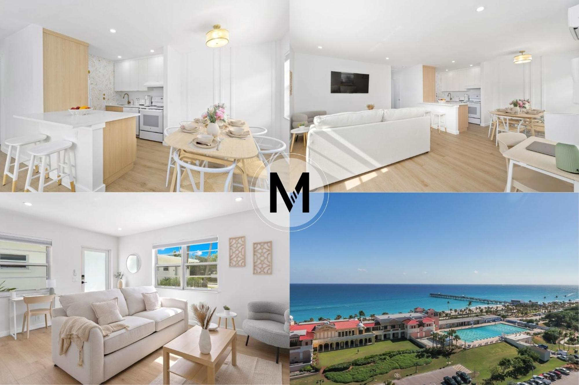 M Lake Worth Beach - Modern Villas Near West Palm Beach, Chic Retro Vibes, King Bed, Cozy Backyard, Bbq, Workspace, High-Speed Internet, Free Parking, 5 Minutes To Downtown & Beach Exterior foto